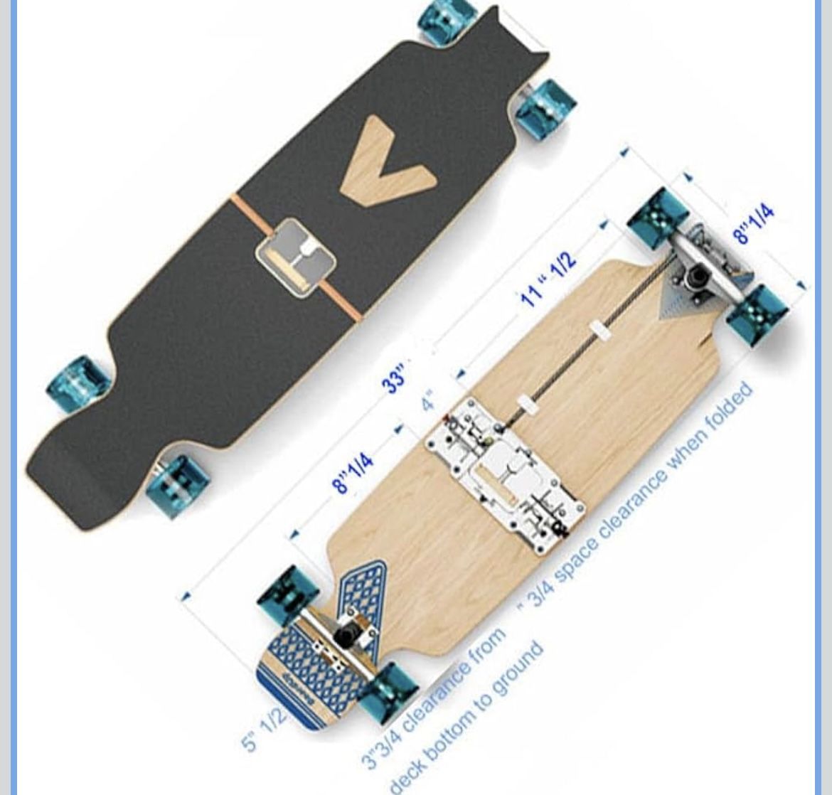 BOARDUP Foldable Longboard