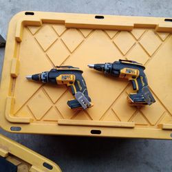 DeWalt 20 v screw guns