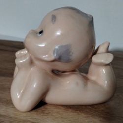 VINTAGE - COLLECTIBLE PORCELAIN FIGURINE 4"×3" - A1000
