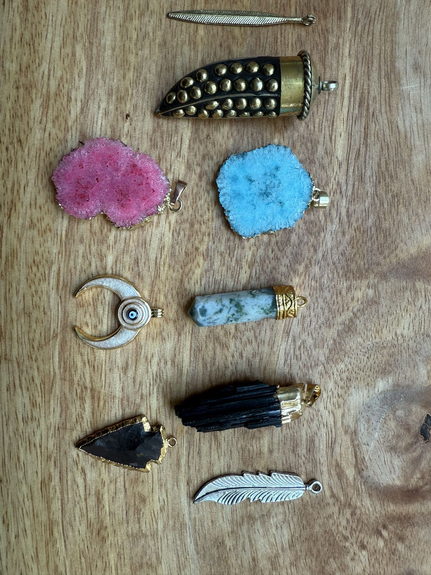 10 Of Variety Of Pendants For Jewelry Making