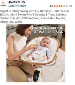 Angel Bliss baby swing New in box