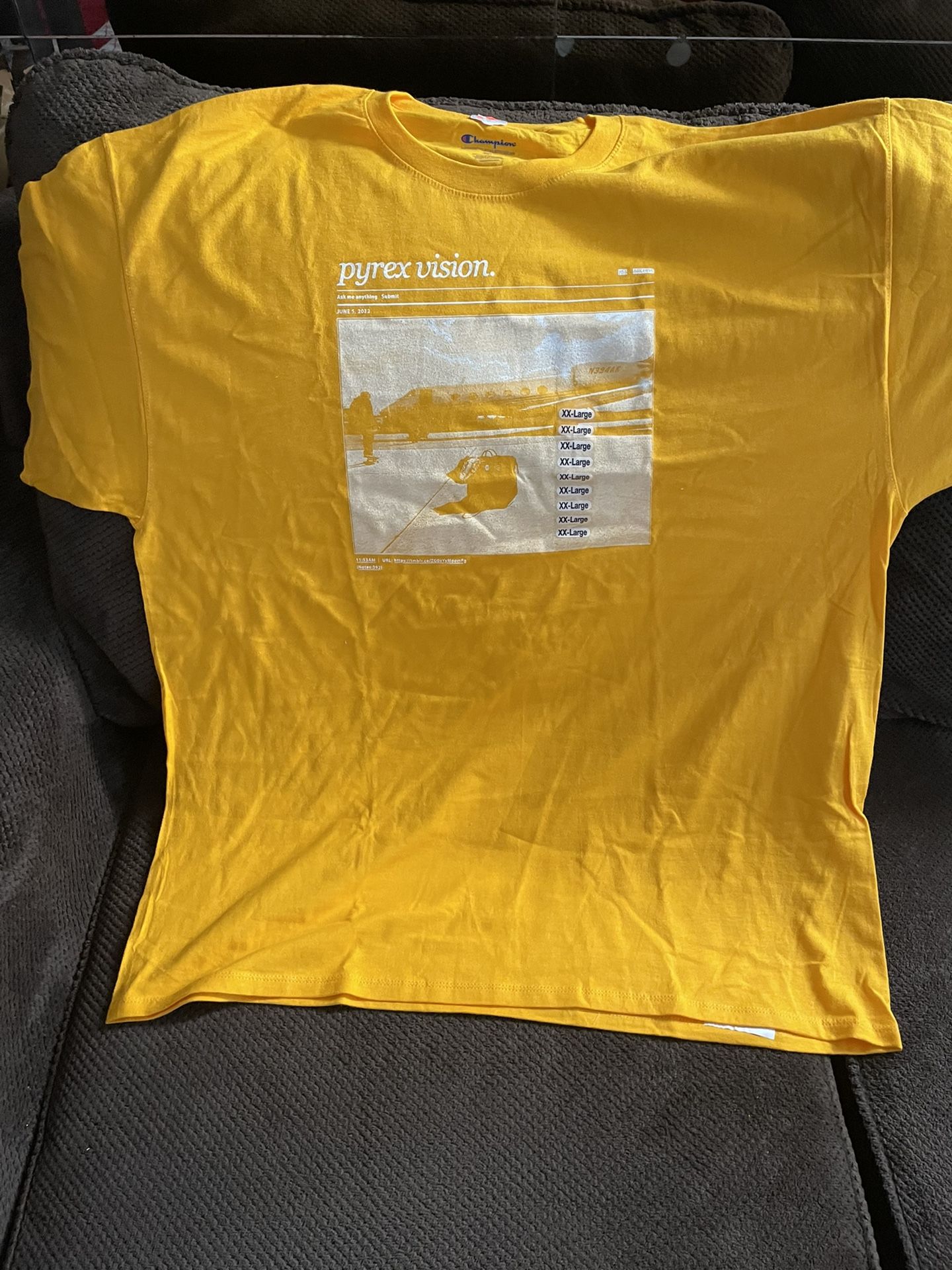 Pyrex Vision Virgil Abloh Shirt Size 2X $325