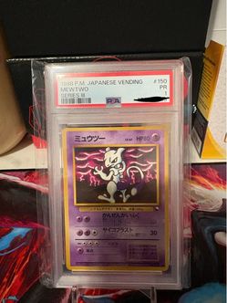PSA 1 Mewtwo Japanese Vending Series III #150