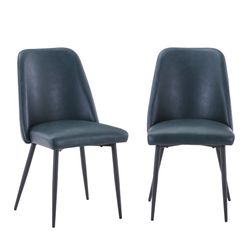 Maddox Blueberry Uph Chair (Set of 2)