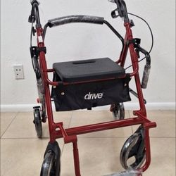 Duet Folding Transport Wheelchair and Rollator Walker