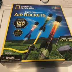 National Geographic Air Rockets-Never Opened