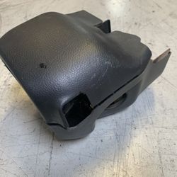 2003-2006 MITSUBISHI EVO STEERING COLUMN, IGNITION SWITCH COVER BLACK ,USED OEM