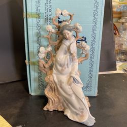 Lladro Geisha 4807 With Box 
