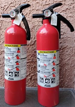 New Kidde Fire Extinguishers (Matching Set)
​Stay safe and prepared! Selling a pair of brand-new, matching Kidde Fire Extinguishers. These are essenti