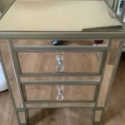 Mirror Night Stands Set Of 2 Pending Pickup