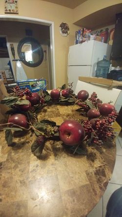 Corona de manzanas