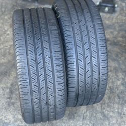 PAIR OF TIRE 225 45 17 CONTINENTAL 85% LIFE