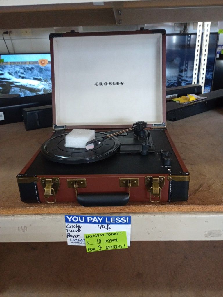 Record Player W/Bluetooth