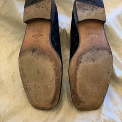 Men's Gucci Black Suede Loafer 