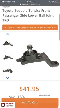 Toyota Tundra lower ball joint