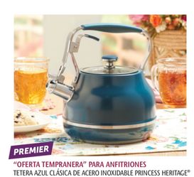 Tetera azul clasica