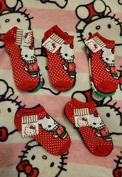 Hello Kitty Christmas Socks