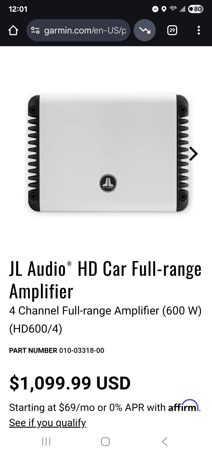 JL Audio HD600/4 Top Of The Line Amplifiers (Have 2)