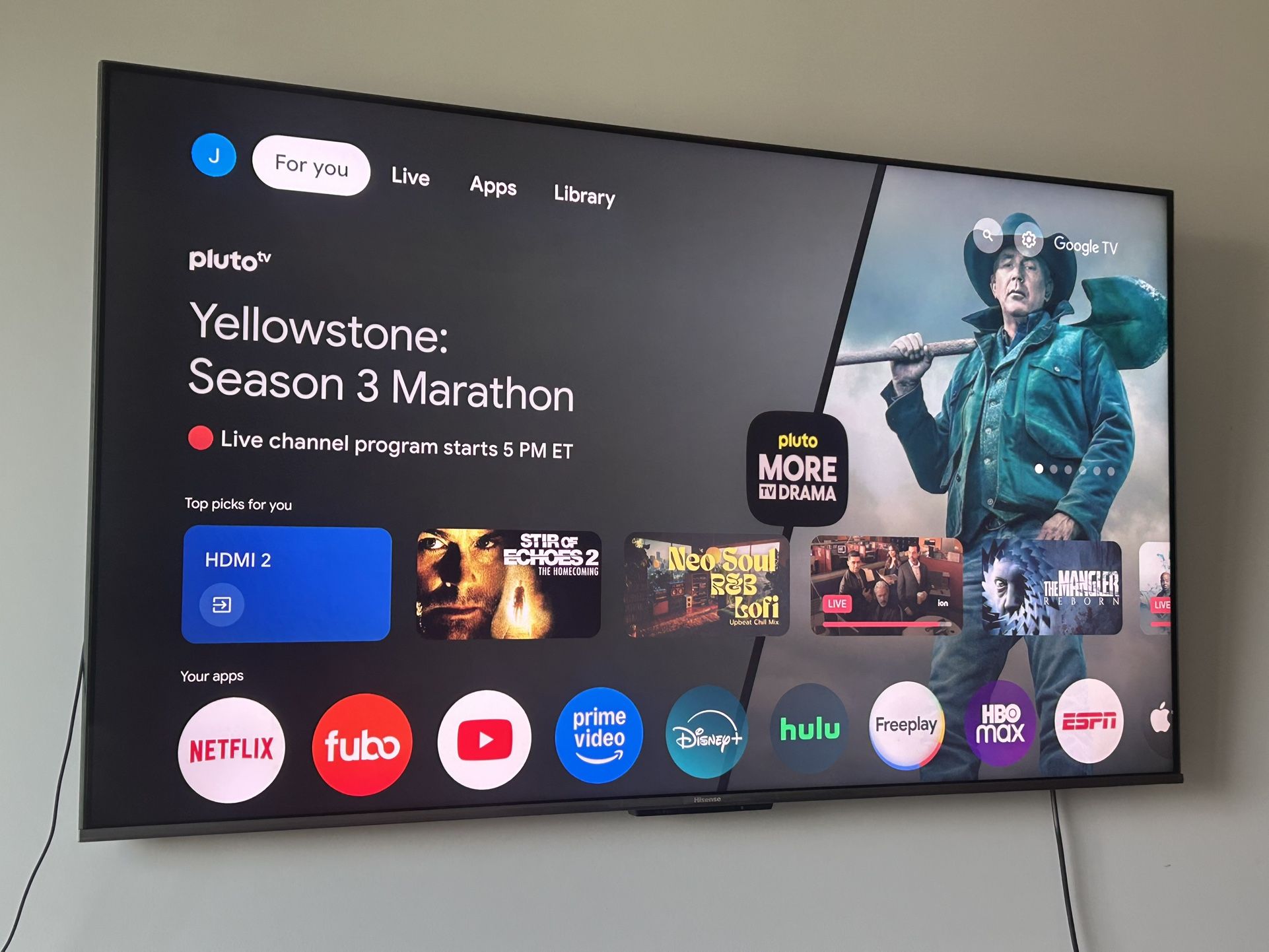 65 Inches TV - Hisense 65 “ Class UH8 Series Mini Led Quantum ULED 4k UHD Smart Google TV
