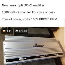 Lanzar Opti 2000 Watt Amp