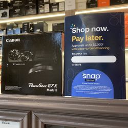Canon PowerShot G7 X Mark III Camera (Located In Downey, CA)