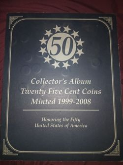 Quarter collectors album for state quarters 1(contact info removed)