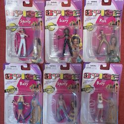 Lot of 6 SPICE GIRLS  3" Action Figures Dolls ALL DIFFERENT ToyMax 1998 Sealed