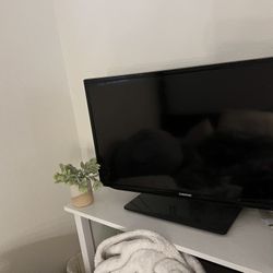 Samsung TV With Stand And Mounting Bracket