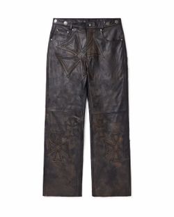 Vale Forever Leather Croxxx Denim 'Black' (size: 30) new
