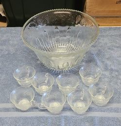 Punch Bowl With Cups