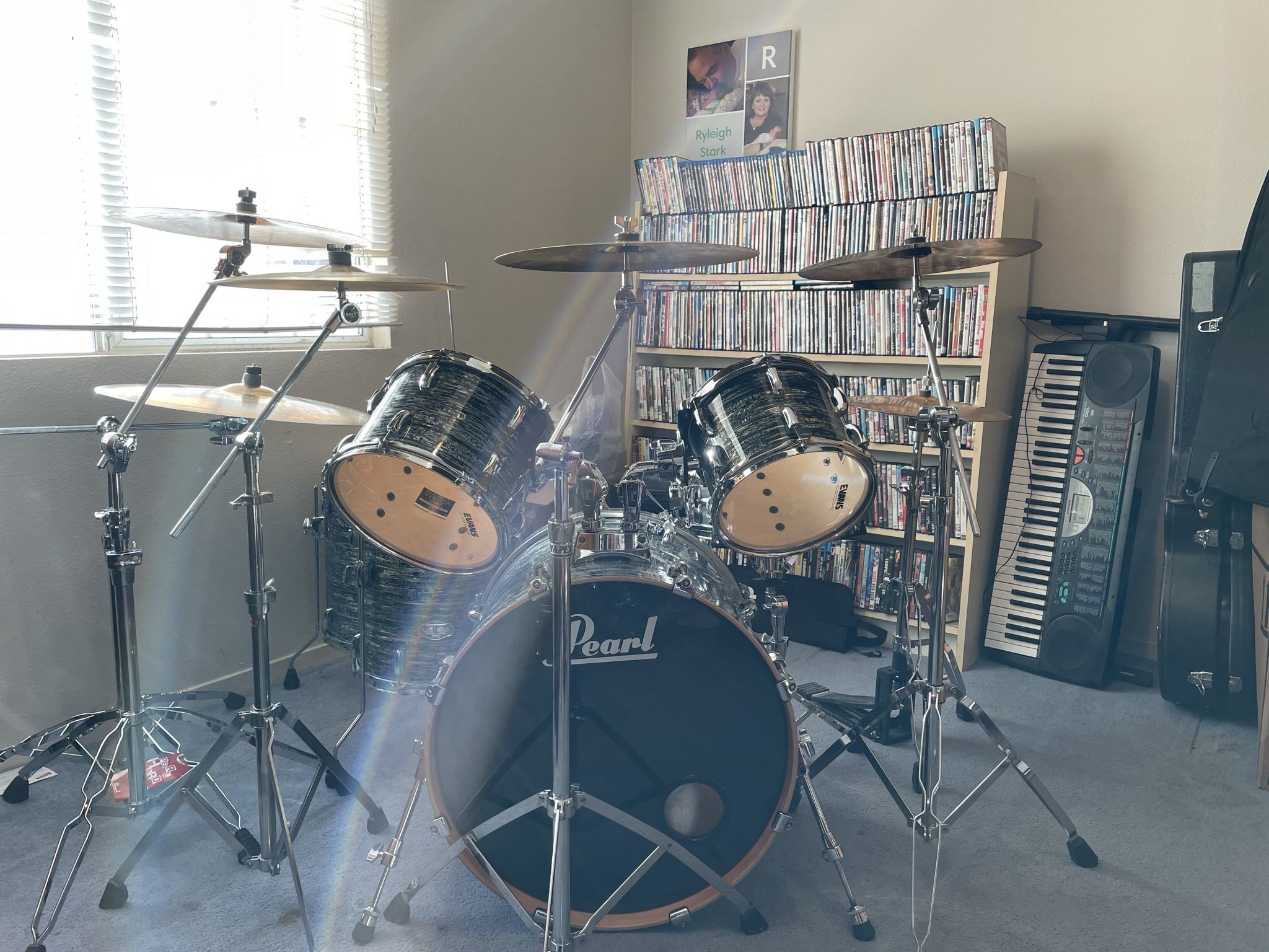 Blue Pear Drum Set