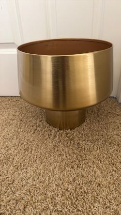 Large Gold Planter / Vase