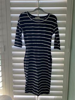 Black And White Striped Dress