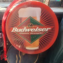 Budwiser light Up Sign