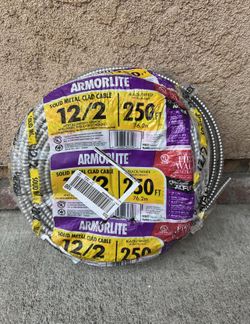 12/2 - 250 ft Armorlite Solid Metal Clad Cable
