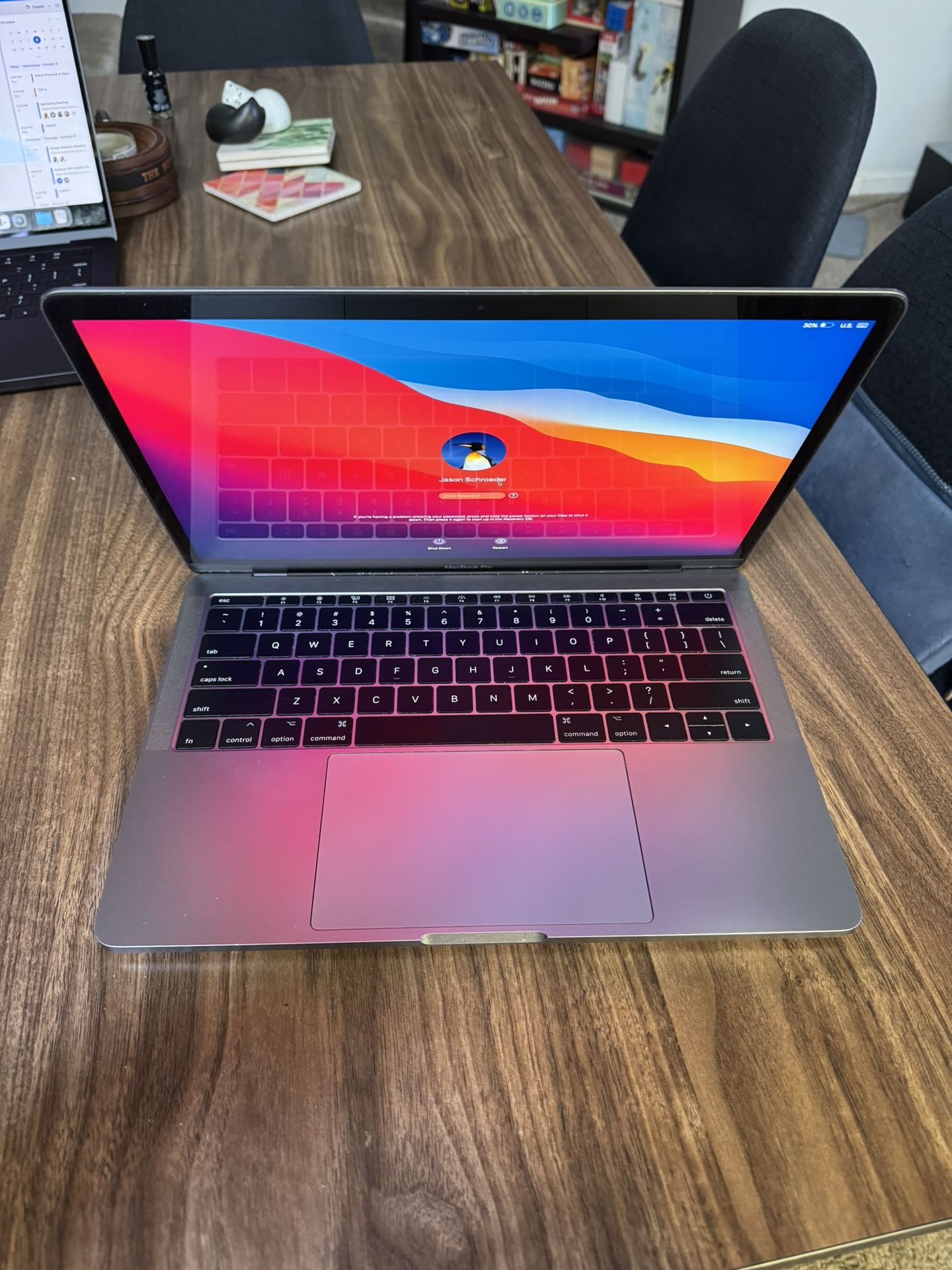 MacBook Pro (13-inch, 2017, Two Thunderbolt 3 ports) - 8GB Memory, 120GB Storage - Comes w/ Charger