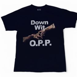 VINTAGE Naughty By Nature T-shirt 1990s Hip Hop Hooray Rap Tour Size M Very Rare