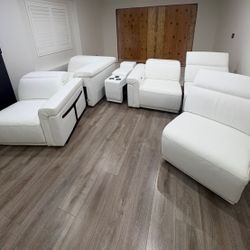 Italian Leather Sectional Sofa