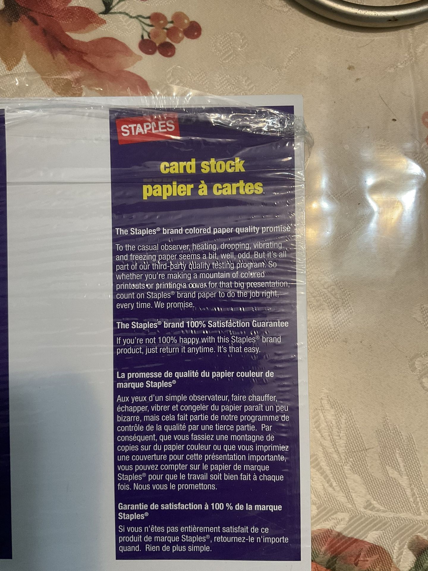 Colored Stock Paper