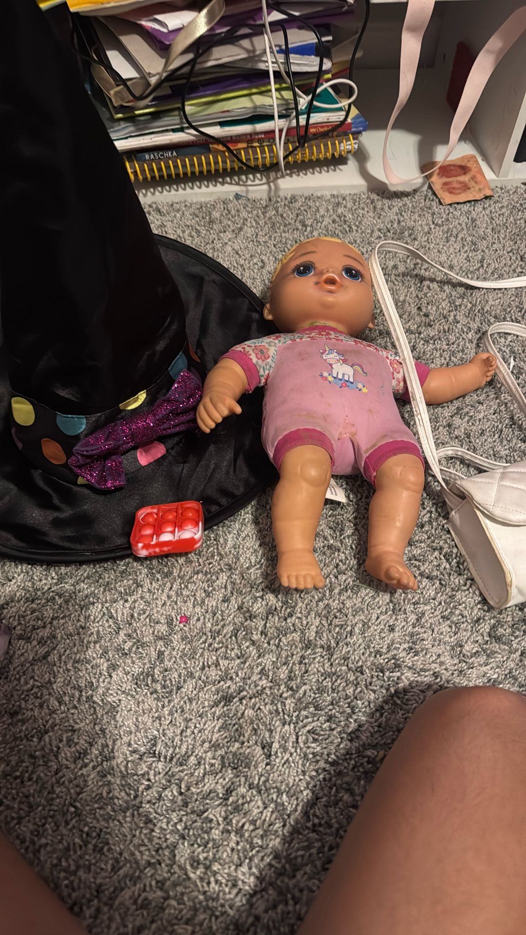 A Baby And A Poppet And A Witch Hat And A Little Purse