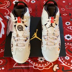 Retro Air Jordan 6 Q54 7y