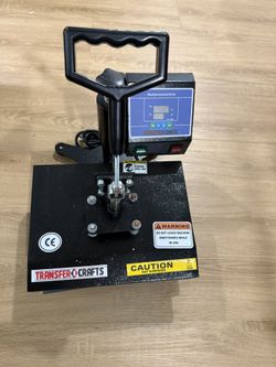 Transfer Crafts HeatPress Machine 12” X 9”.
