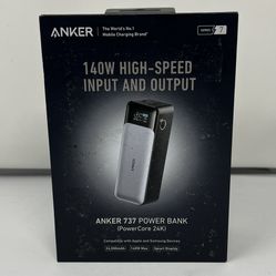Anker 737 Power Bank 24,000mAh 3-Port Portable Charger 140W