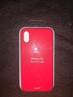 iPhone XS red case
