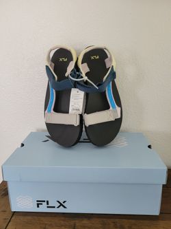 FLX Women Hiking Sandals Black Multicolor Size 9