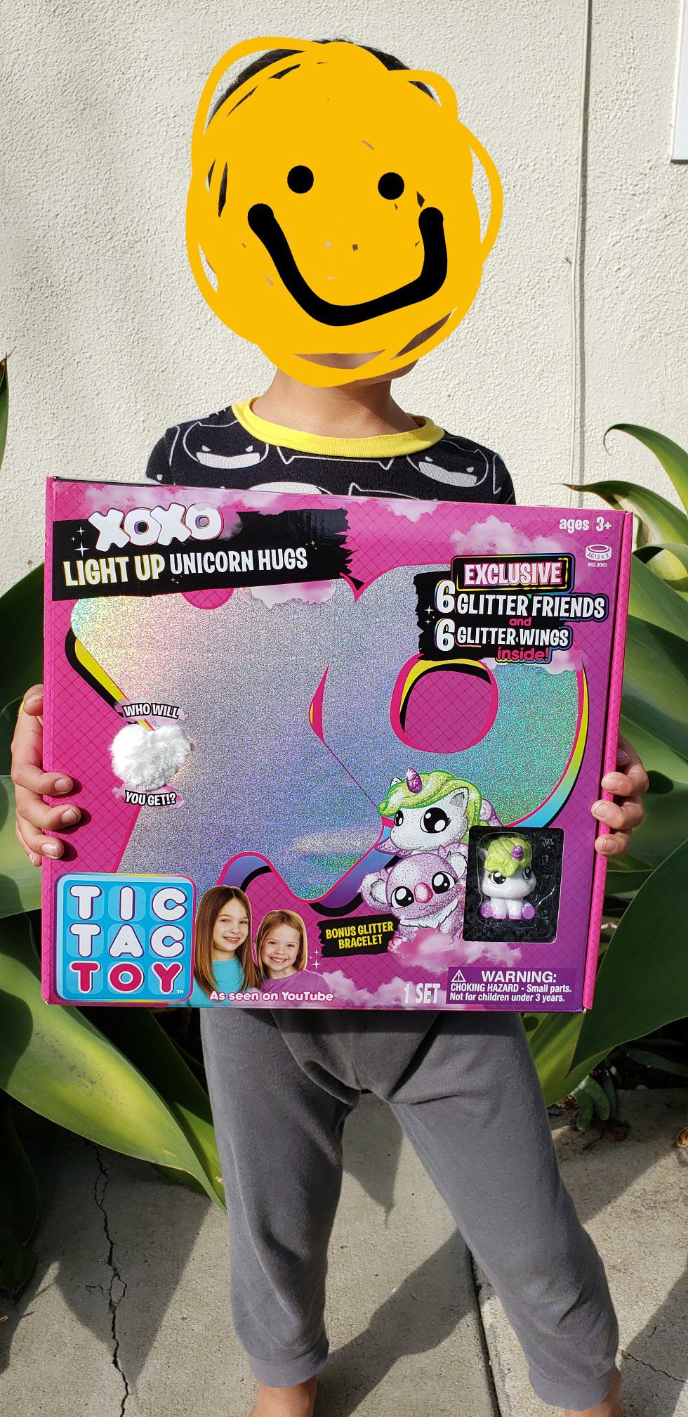 Tic Tac Toy LOL Surprise Light Up Unicorn stuffed animal toy. BRAND NEW $10.