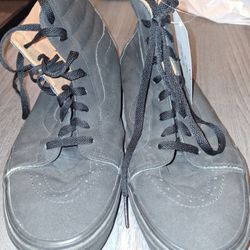 Mens Size 12 Vans Black High Tops