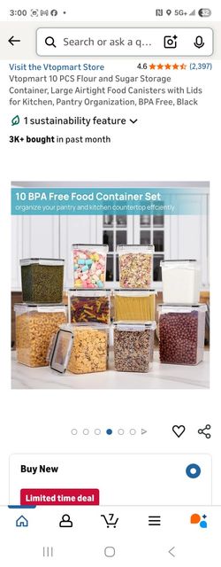 10 Piece Air Tight Food Container