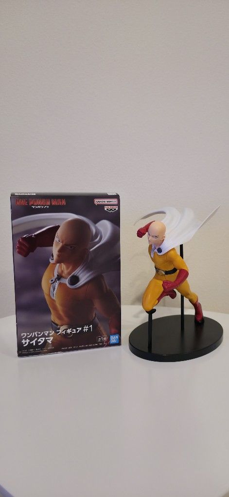 Bandai Namuco One Punch Man Figure #1 "Saitama" Action Figure