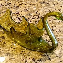 Hand-blown Glass Swan
